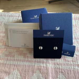 Swarovski Crystal Mix Black Stud Earrings